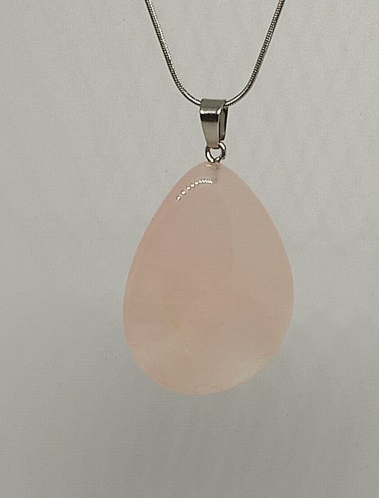 Collier quartz rose