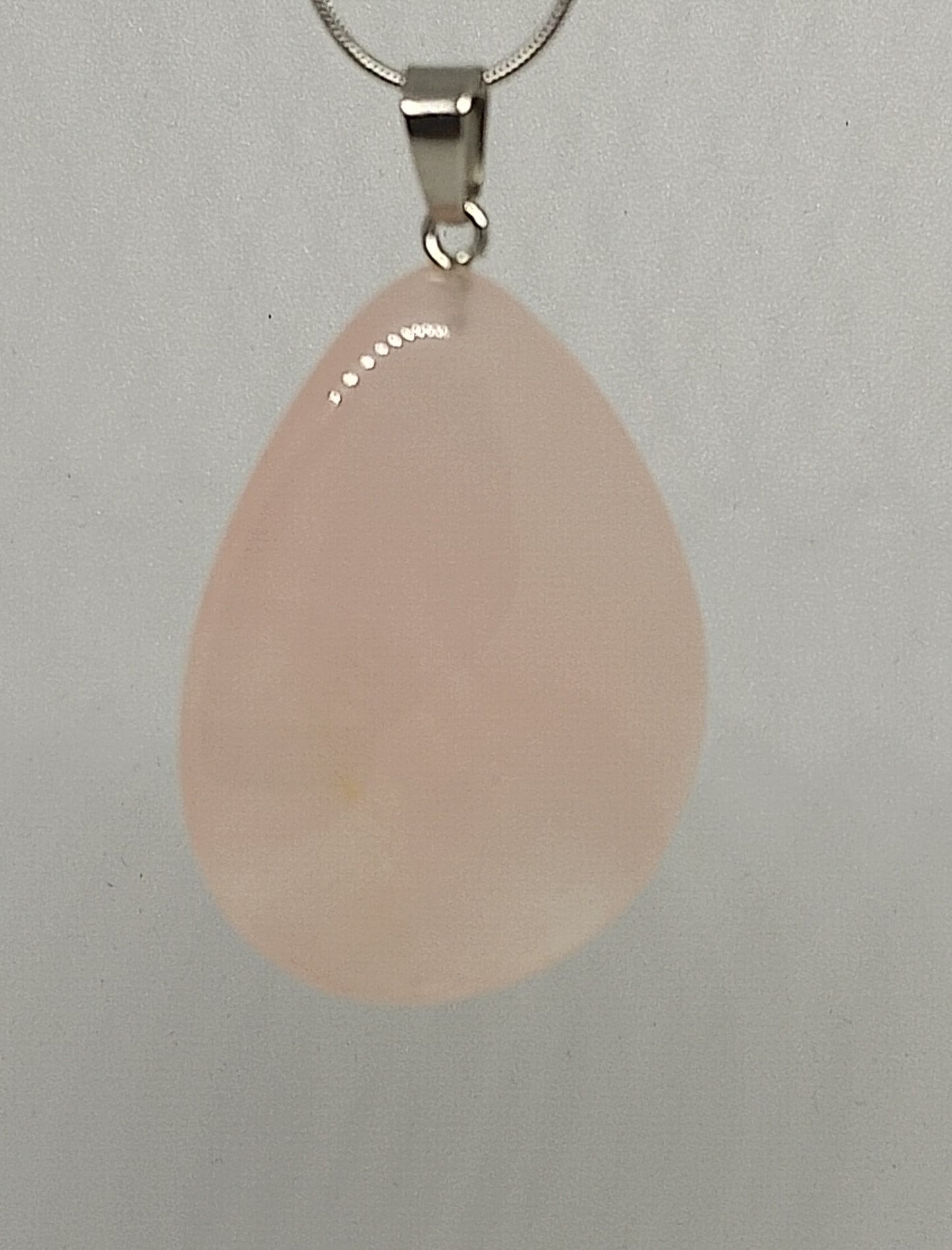 Collier quartz rose