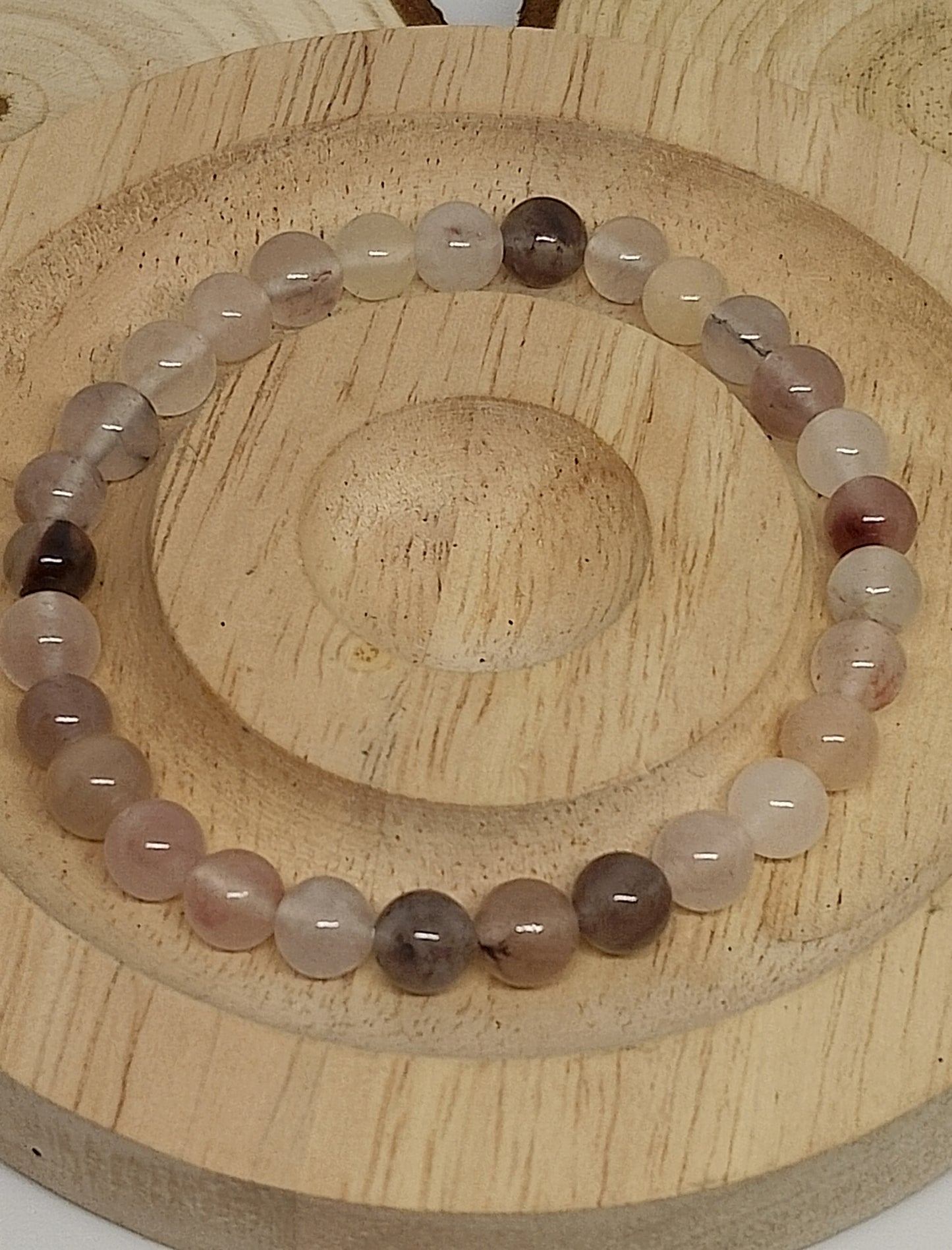 Bracelet en quartz fumé