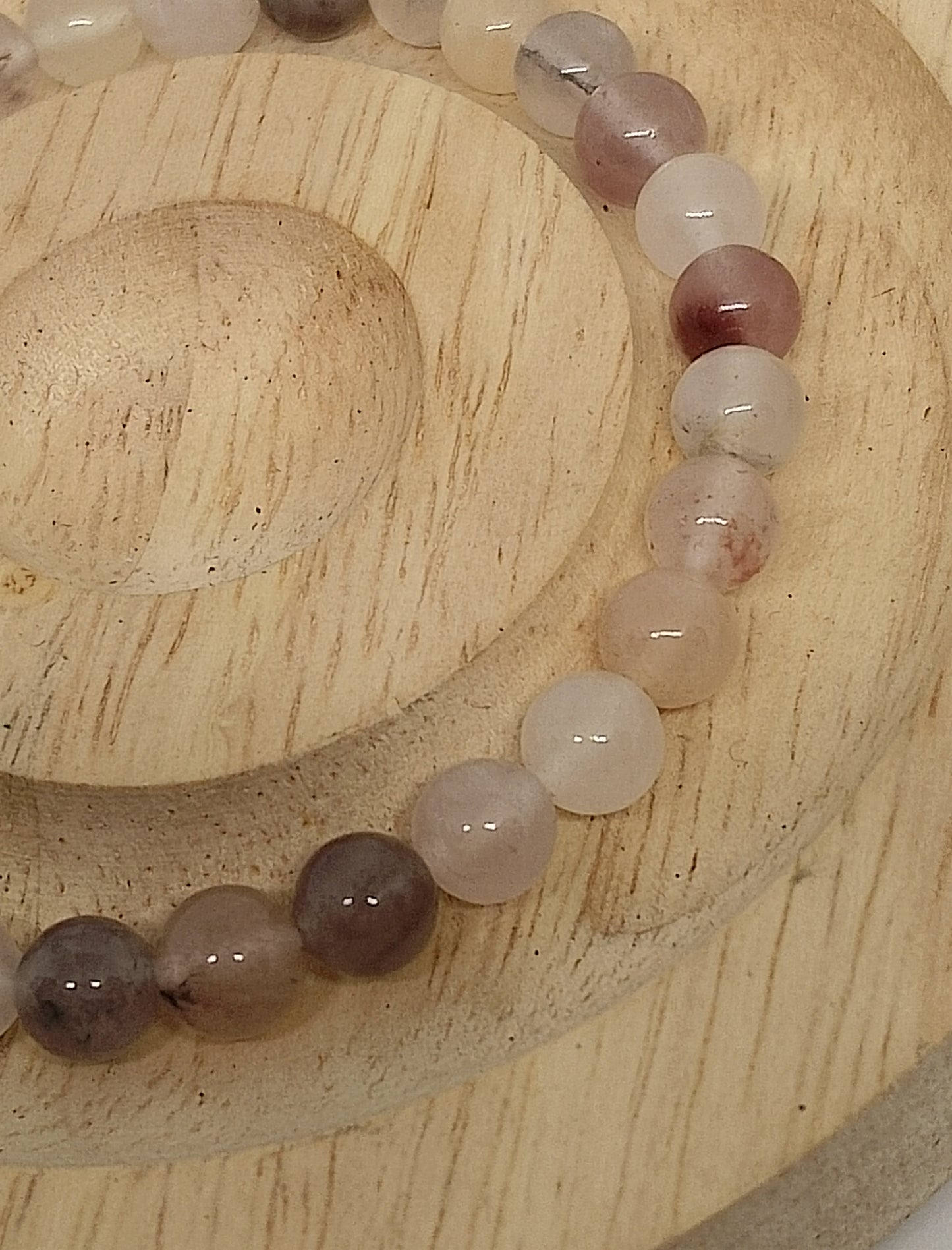 Bracelet en quartz fumé