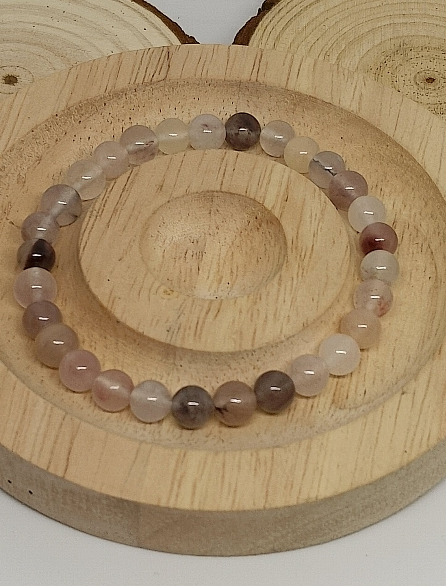 Bracelet en quartz fumé