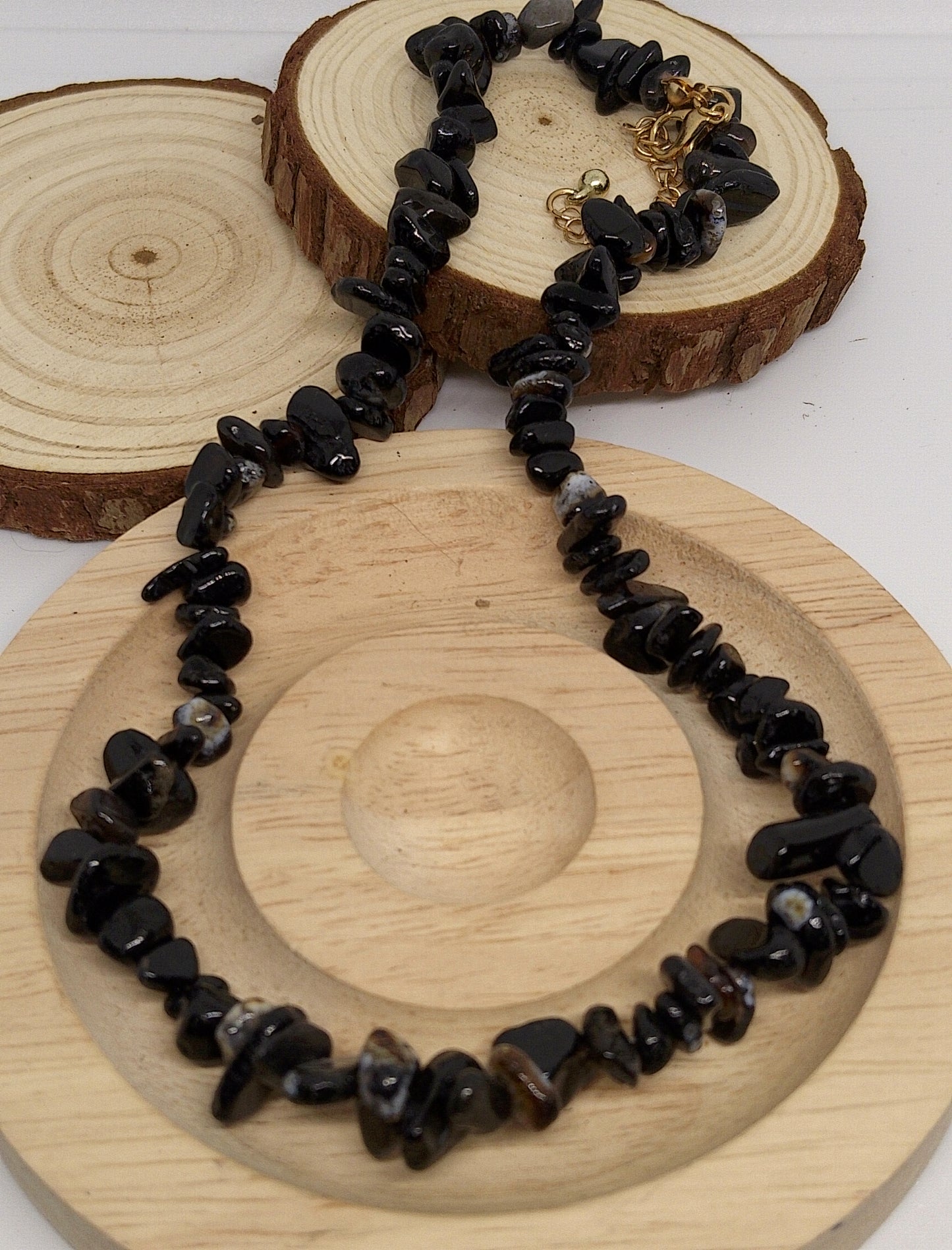 Collier et bracelet en agate