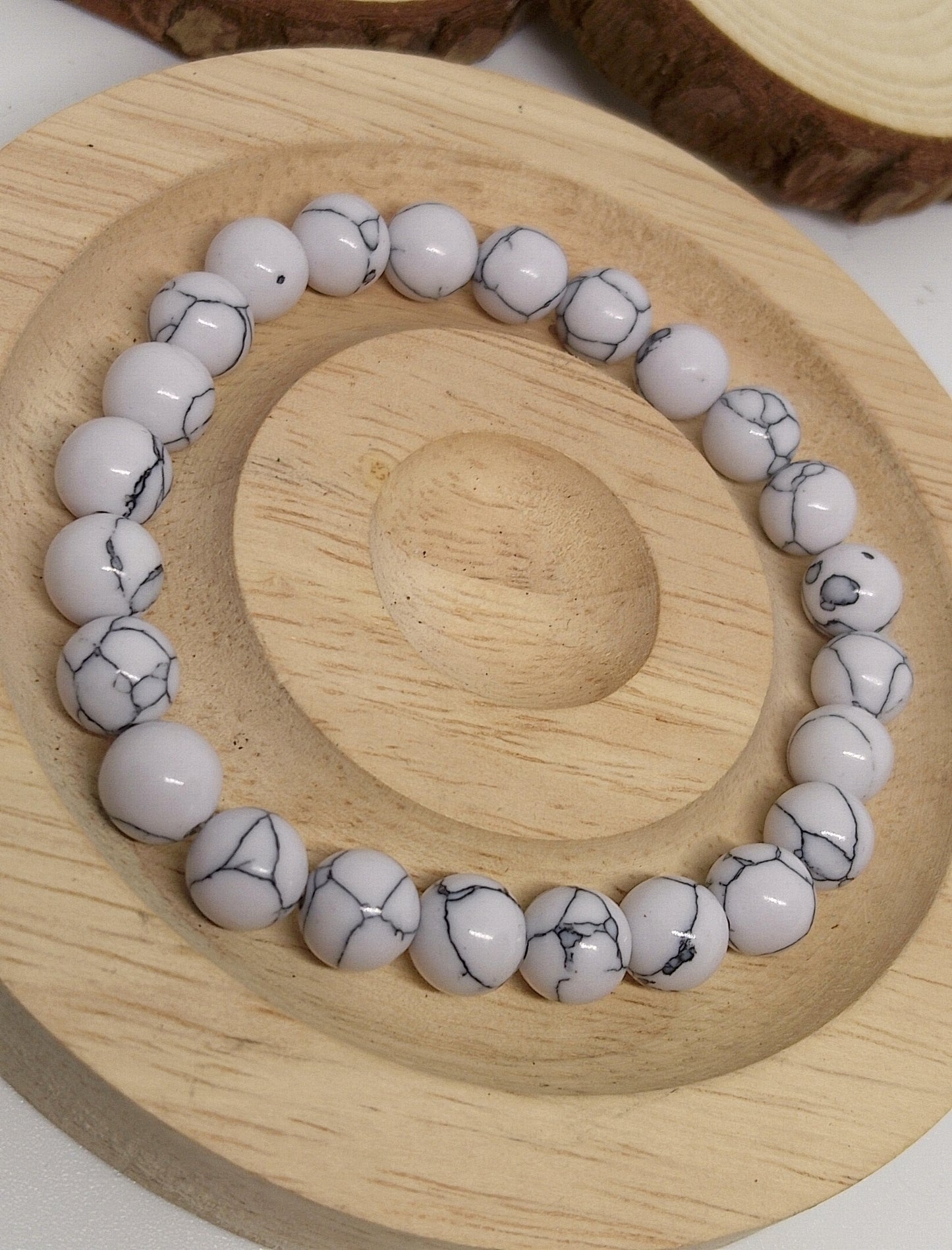 Bracelet en howlite