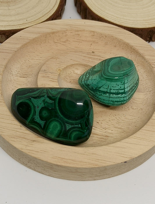 Pierre en malachite véritable