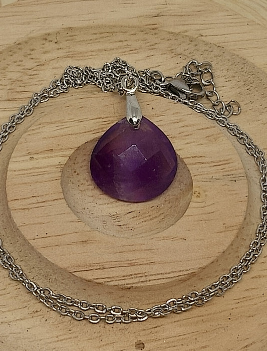 Collier en améthyste