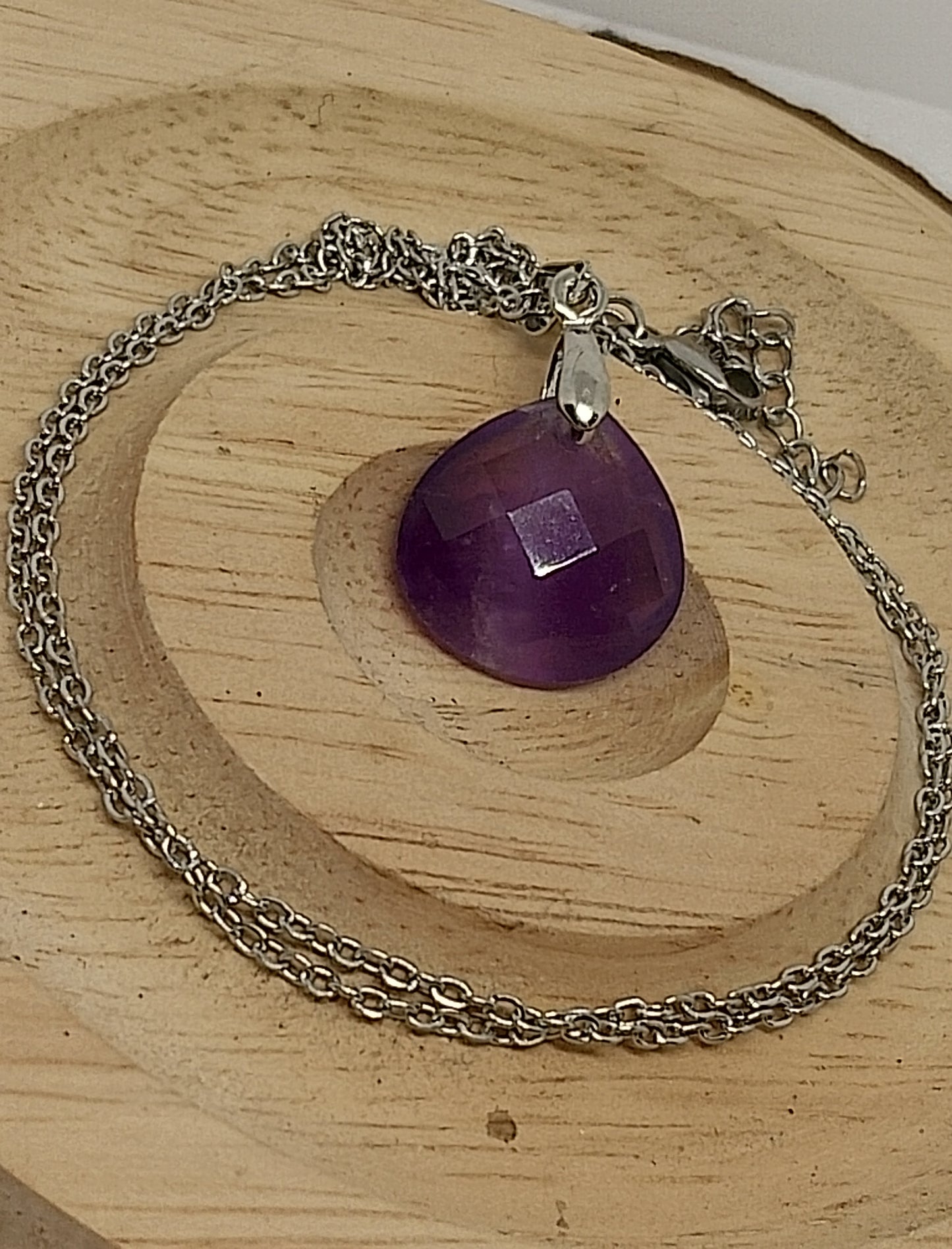 Collier en améthyste