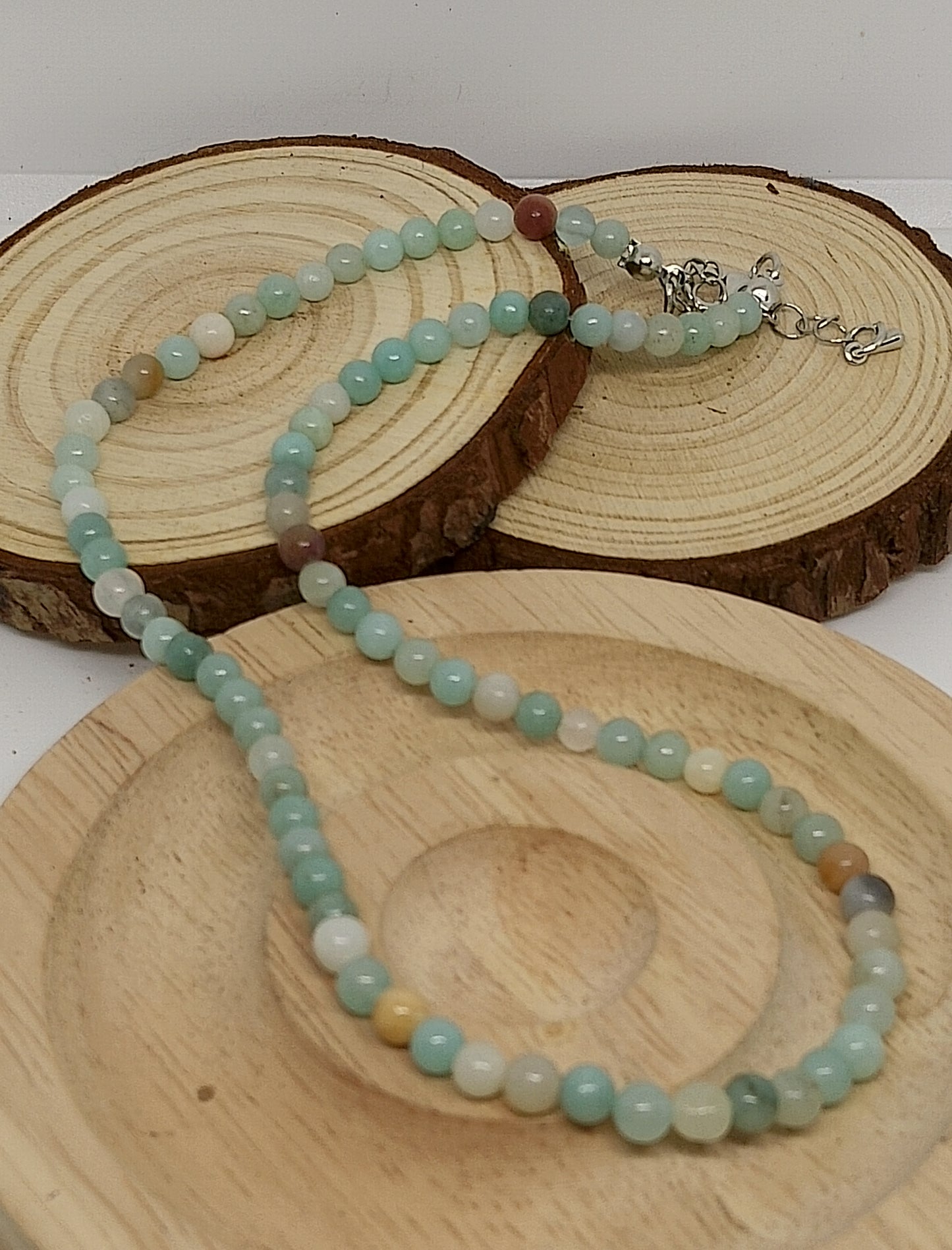 Collier et bracelet amazonite