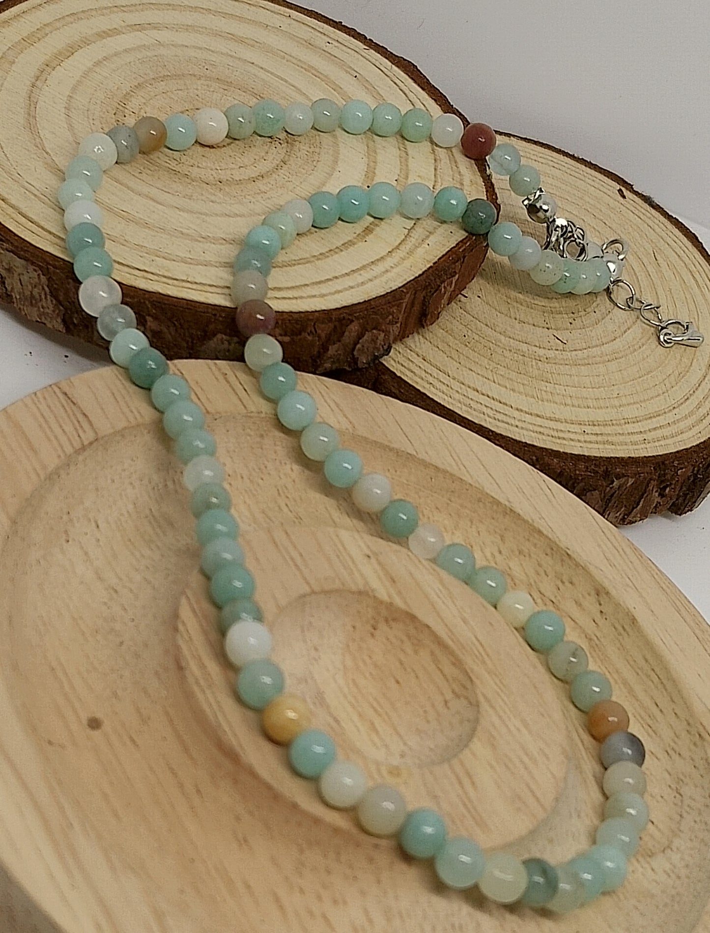 Collier et bracelet amazonite