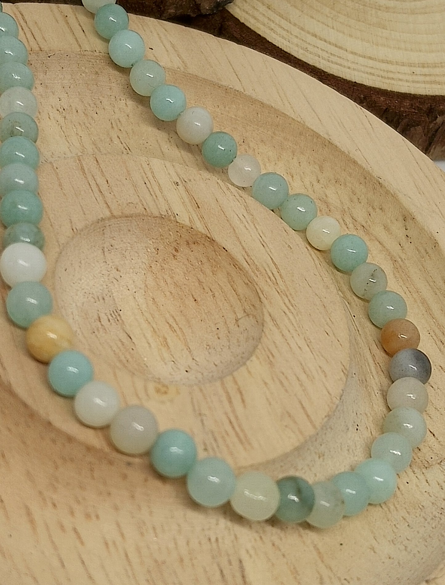 Collier et bracelet amazonite