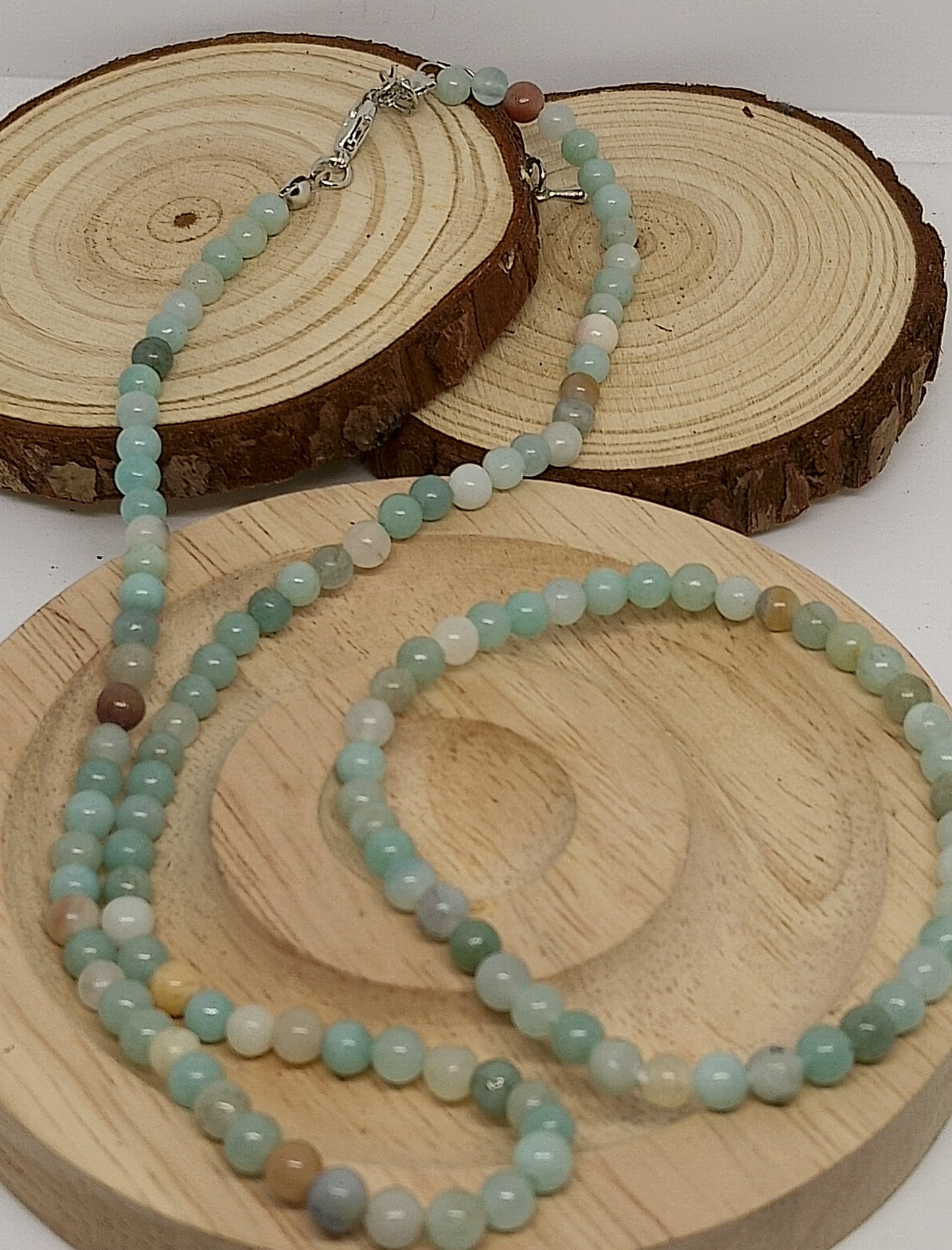 Collier et bracelet amazonite