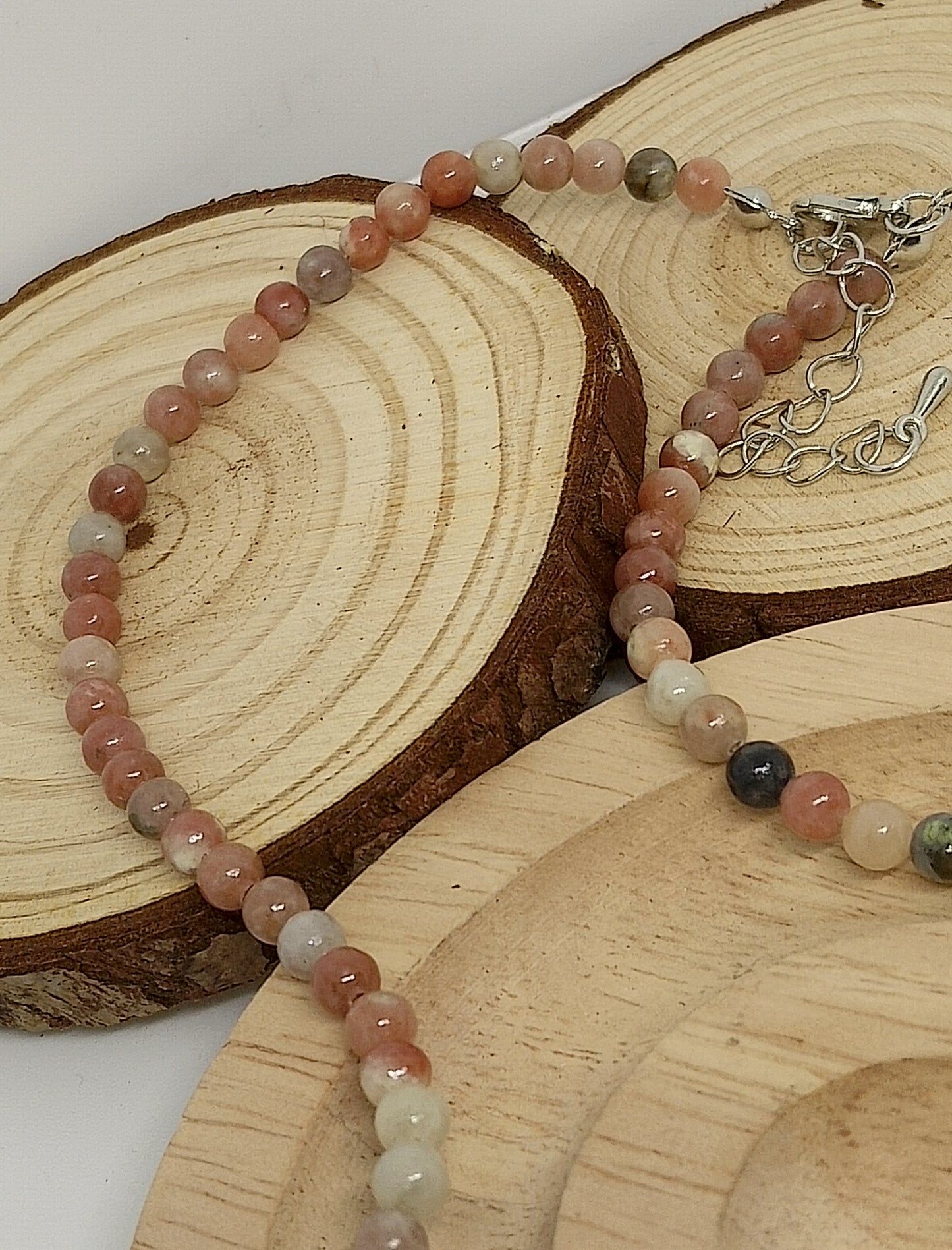 Collier en agate Botswana