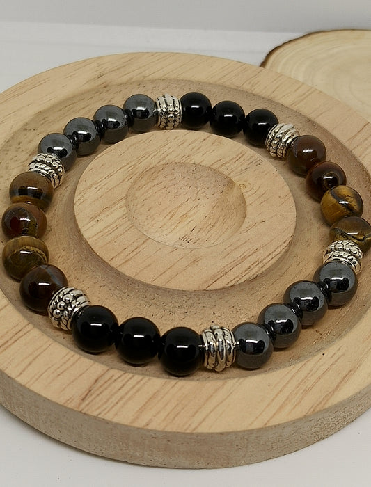 Bracelet triple protection 8mm