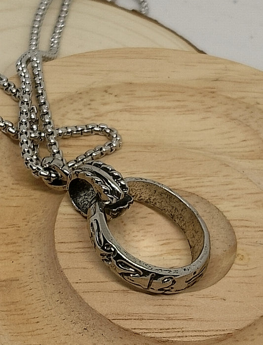 Collier anneau en acier inoxydable
