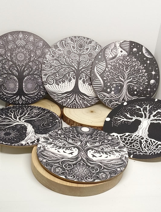 Dessous de verre arbre de vie