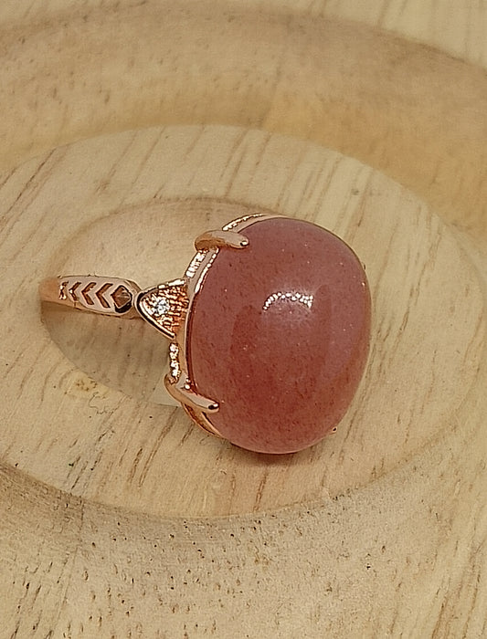 bague en quartz fraise ajustable