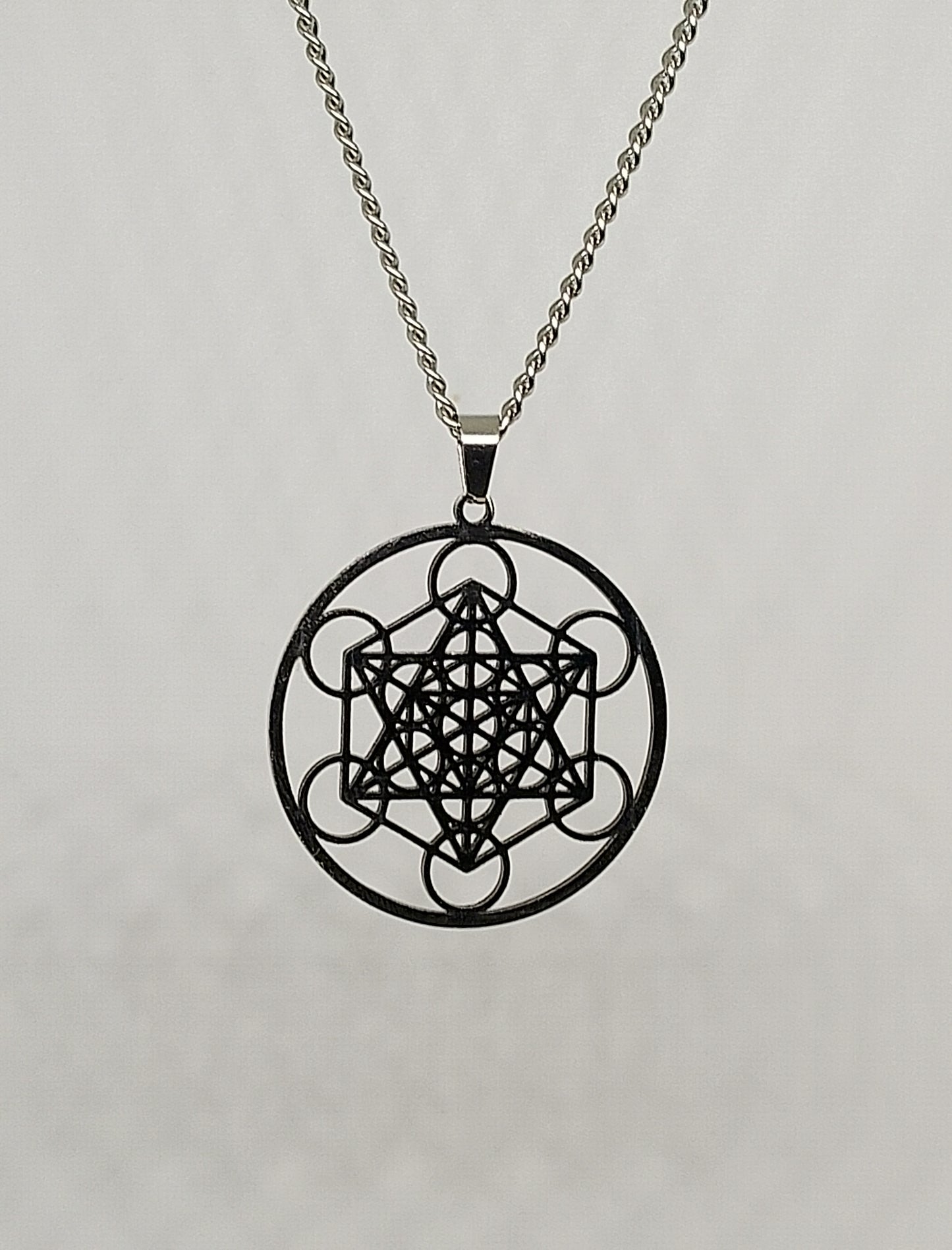 Collier métatron en acier inoxydable