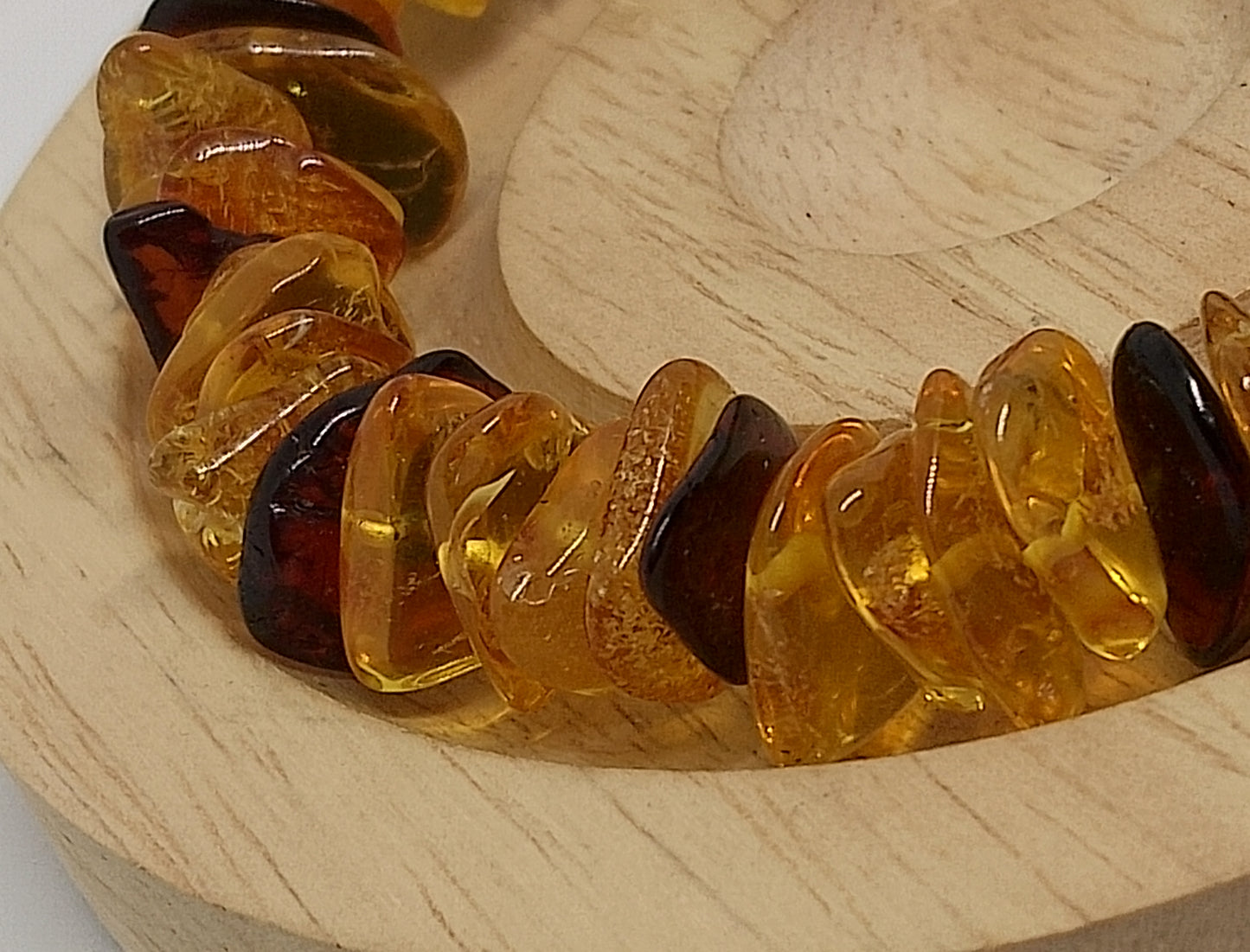 Bracelet en ambre naturelle