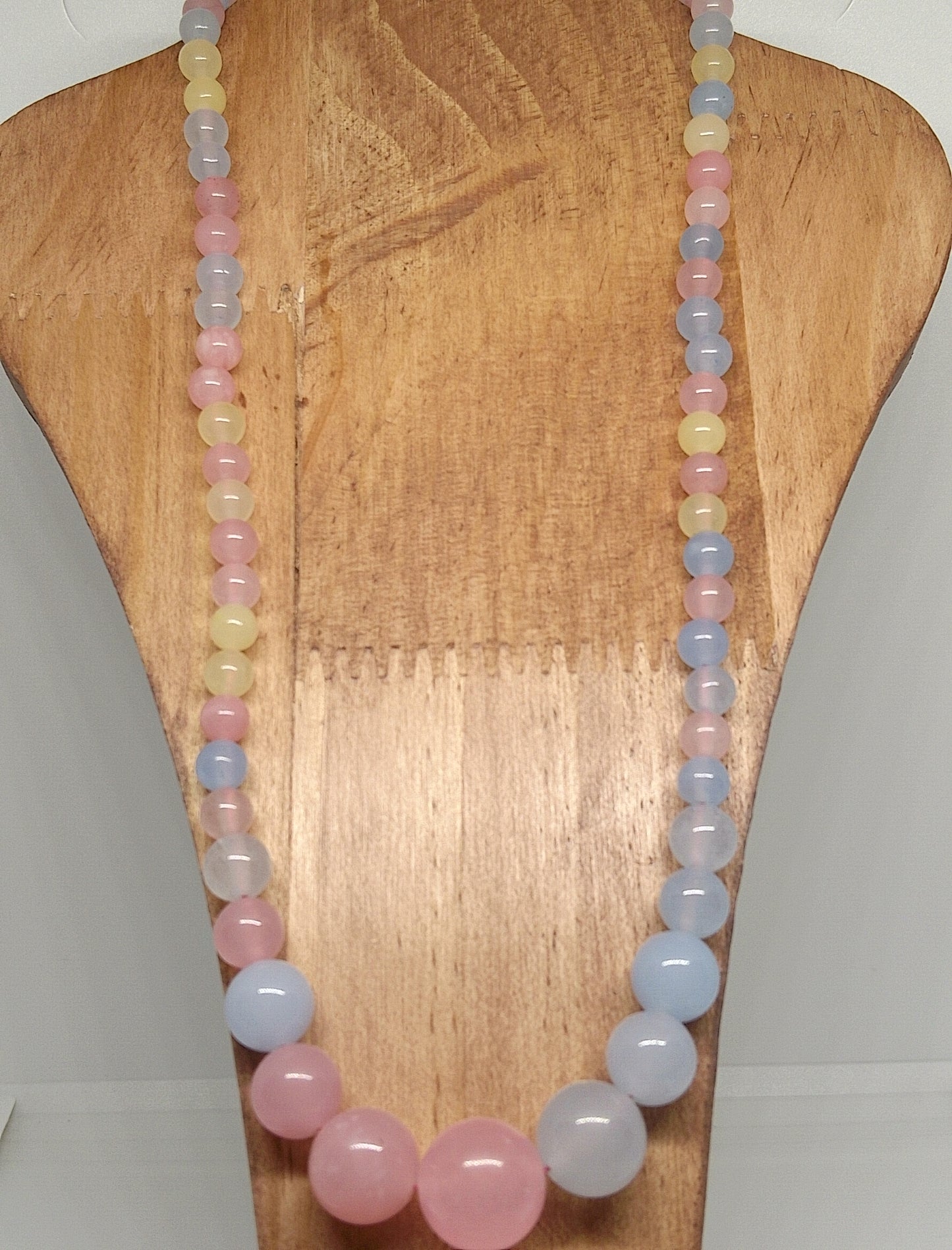 Collier et bracelet en morganite