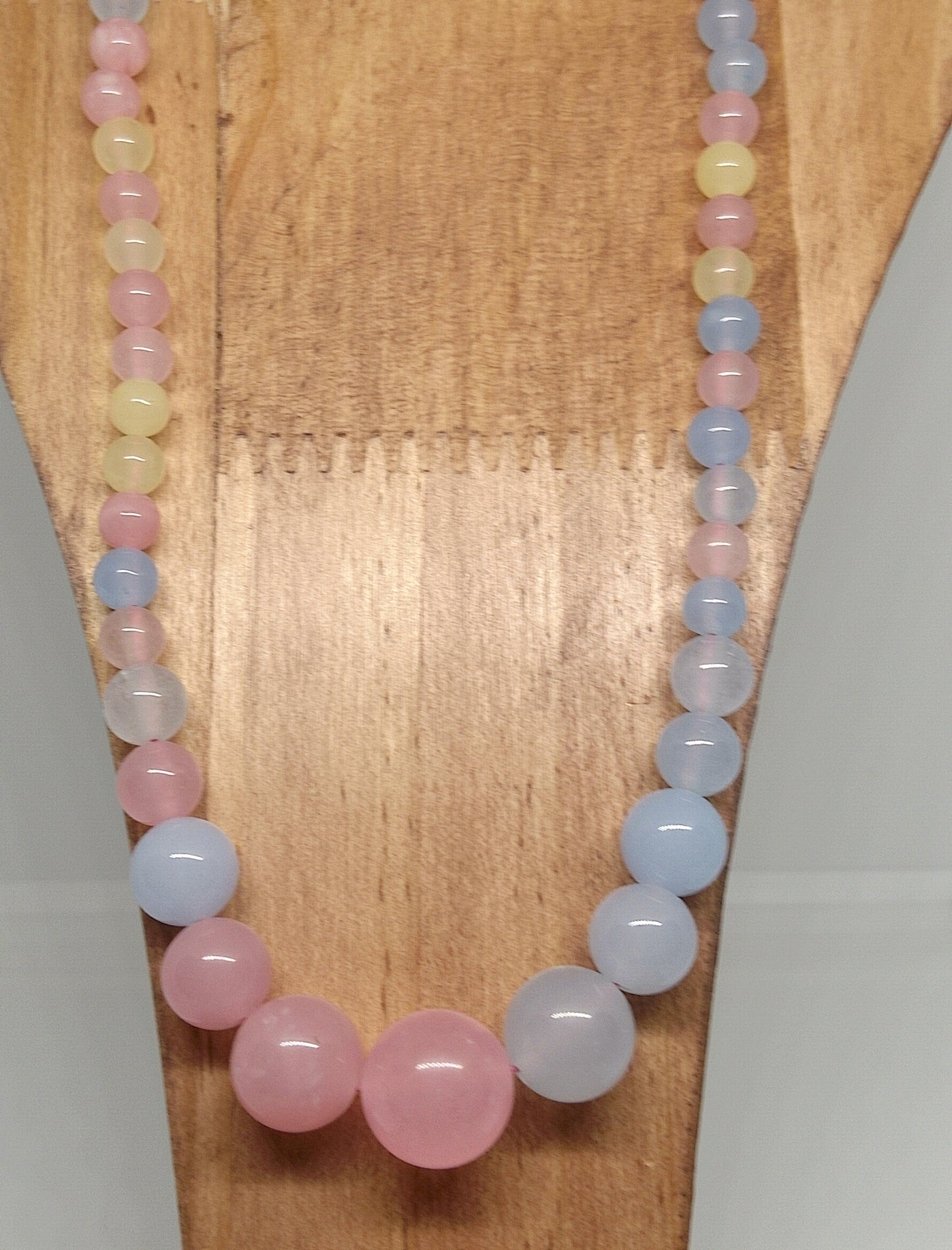 Collier et bracelet en morganite