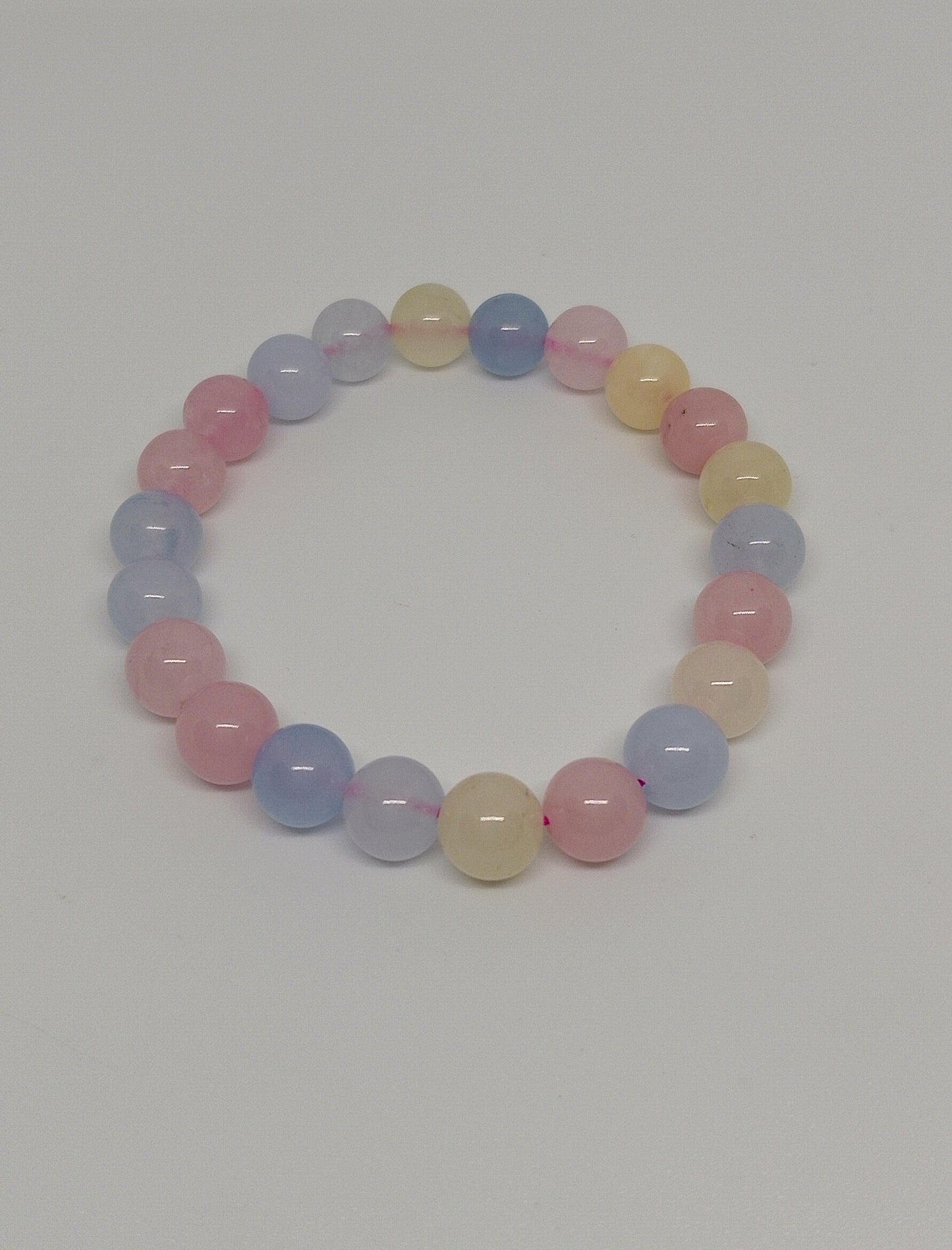 Collier et bracelet en morganite