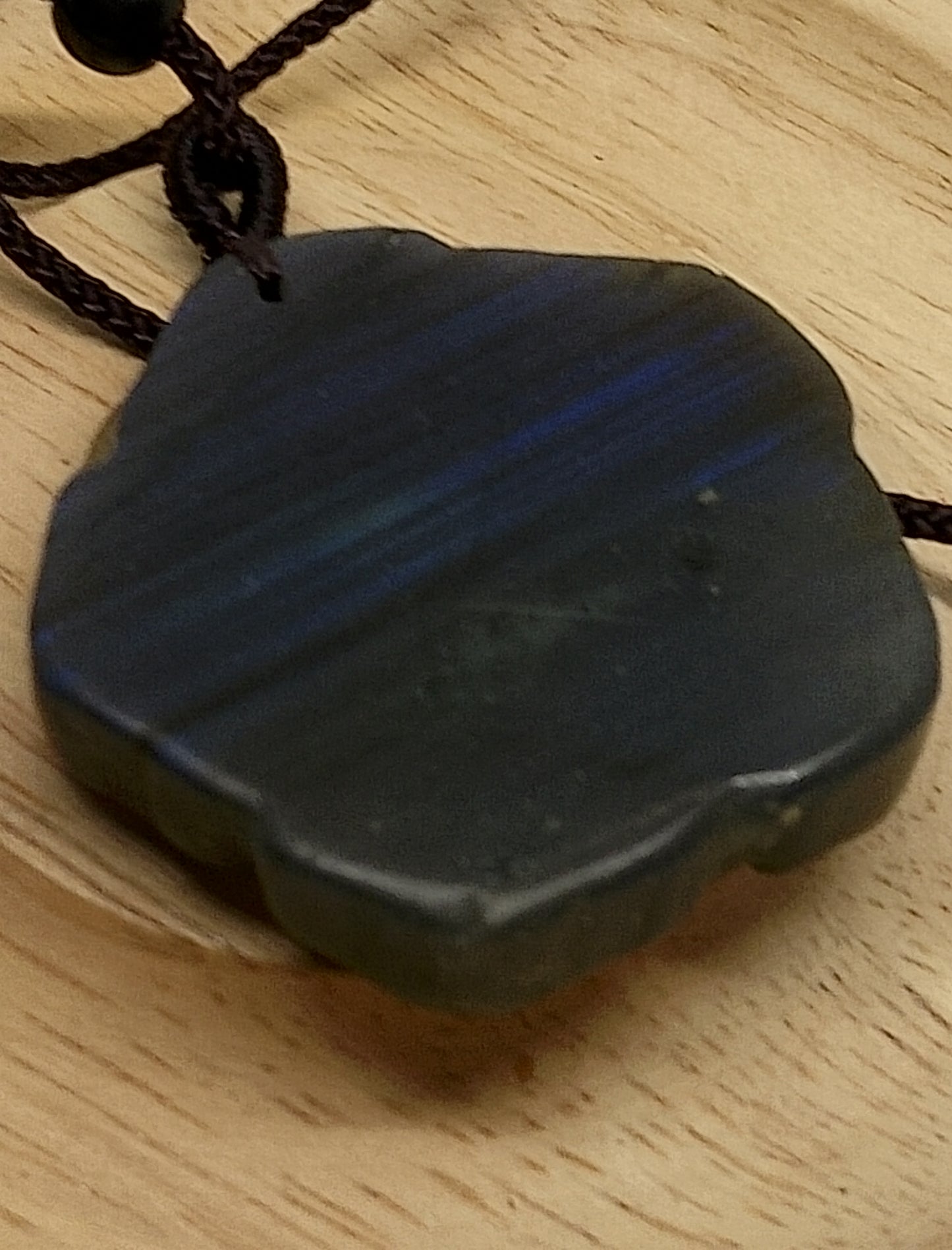 Collier en labradorite fleur