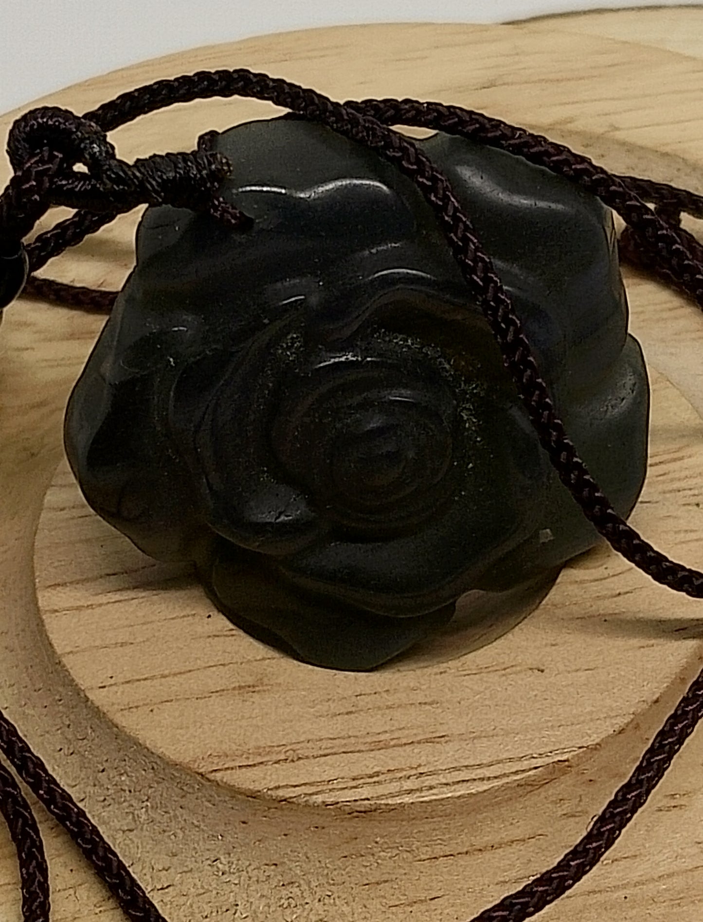 Collier en labradorite fleur