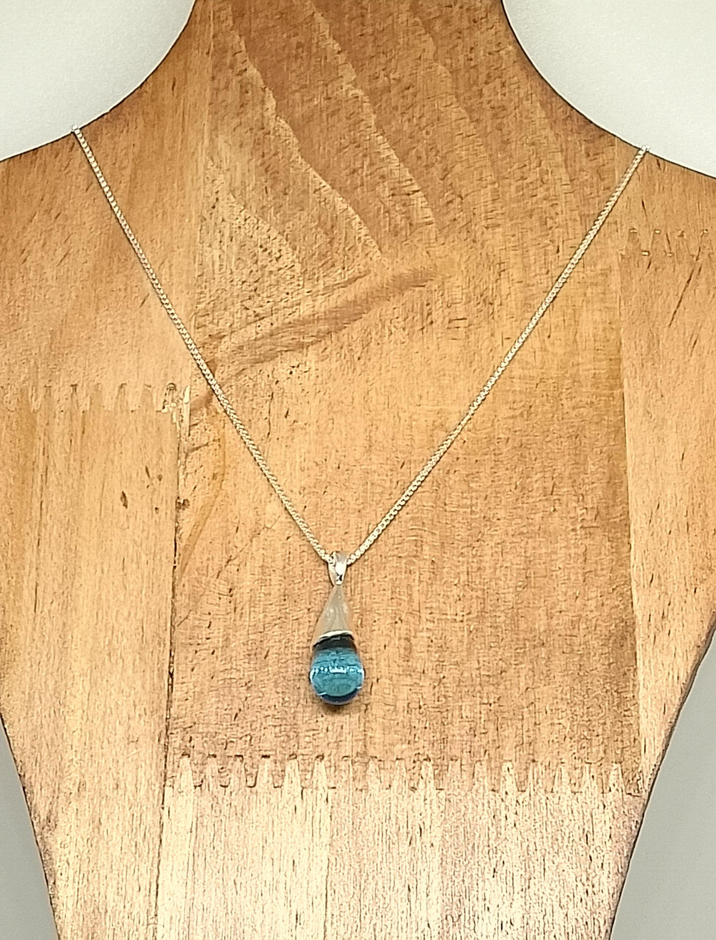 Collier larme en argent sterling