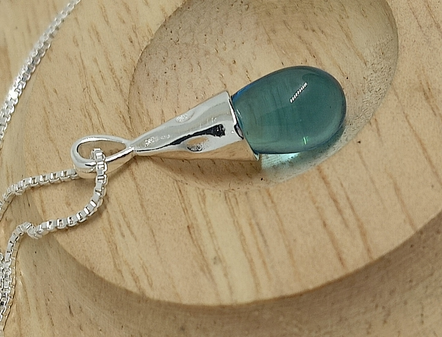 Collier larme en argent sterling