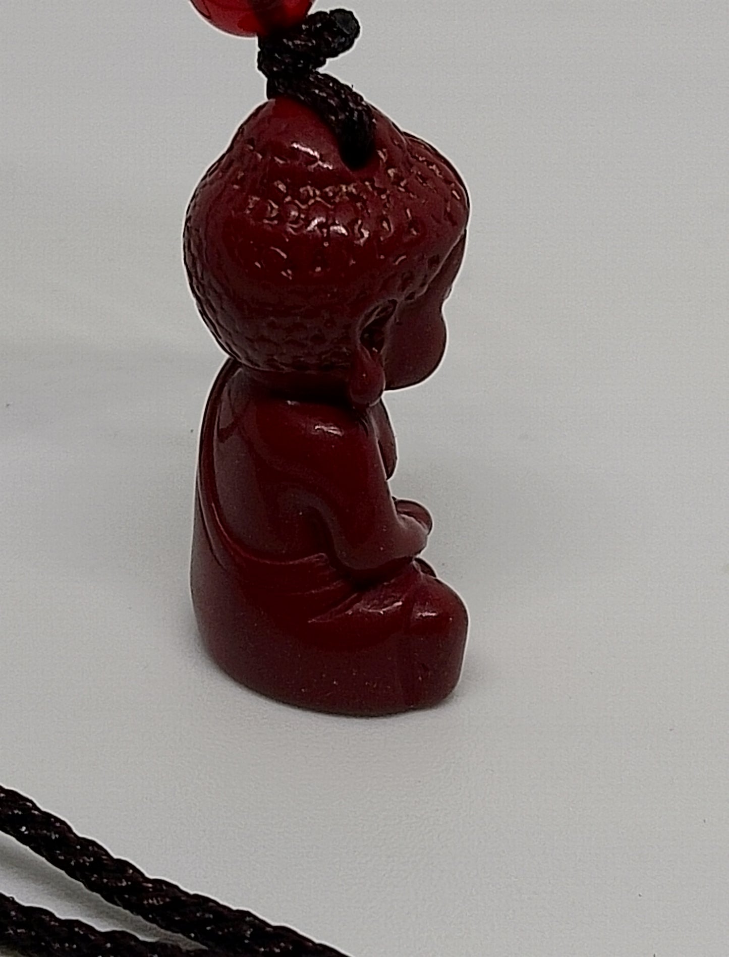 Collier Bouddha en cinabre