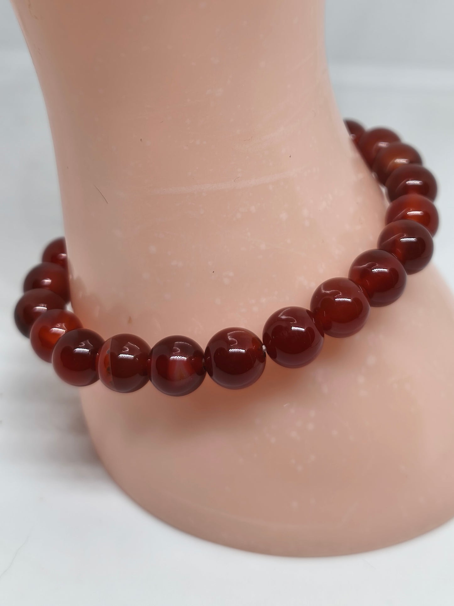 Bracelet en cornaline 8mm