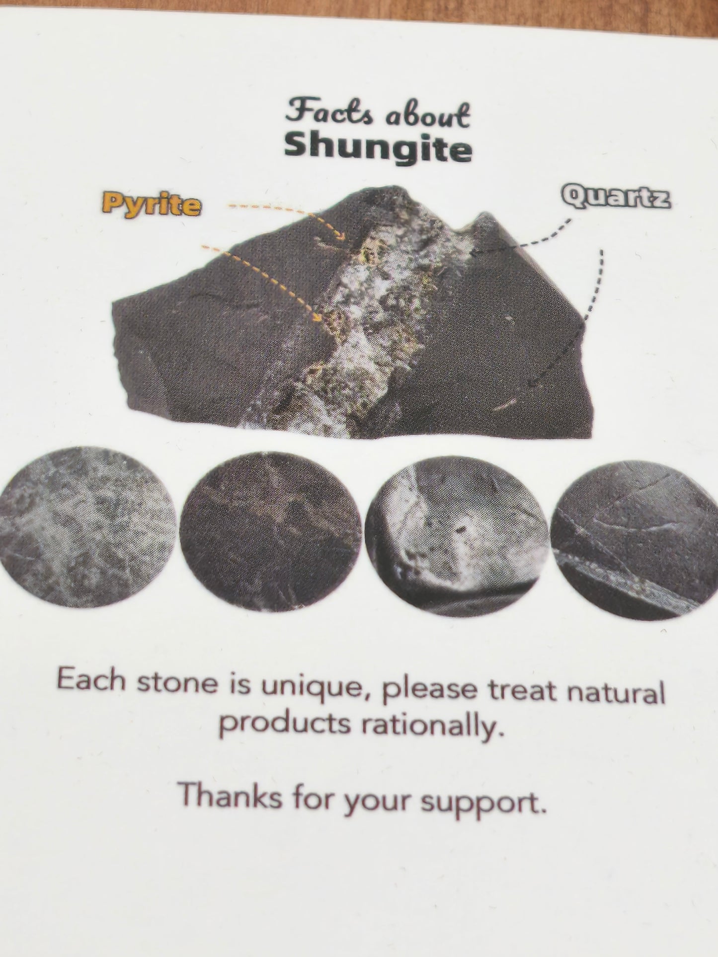 Collier en  shungite, arbre de vie