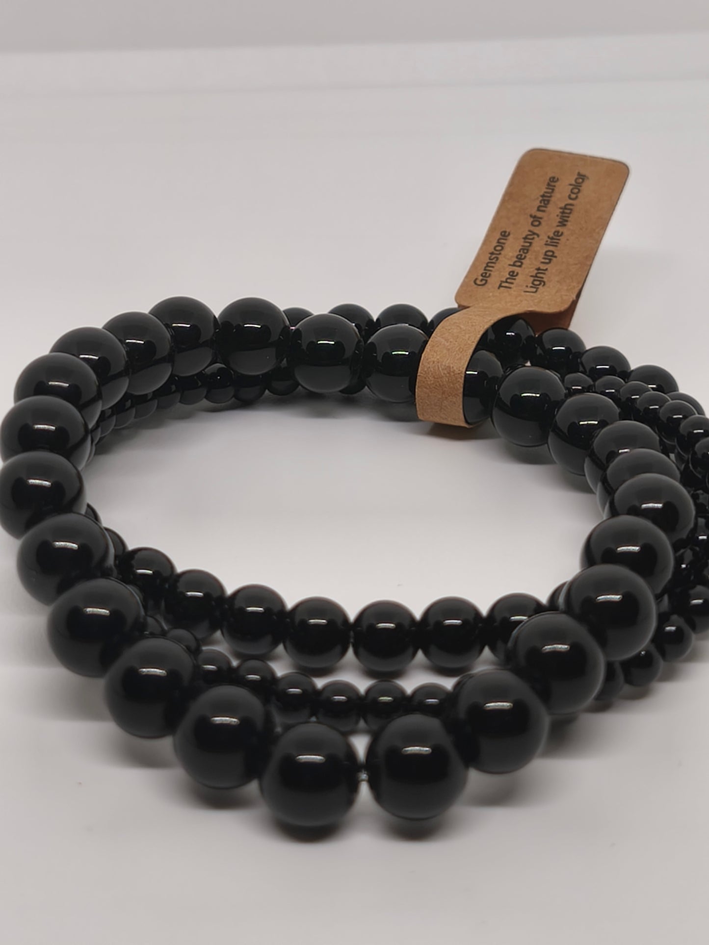 Bracelets onyx noire