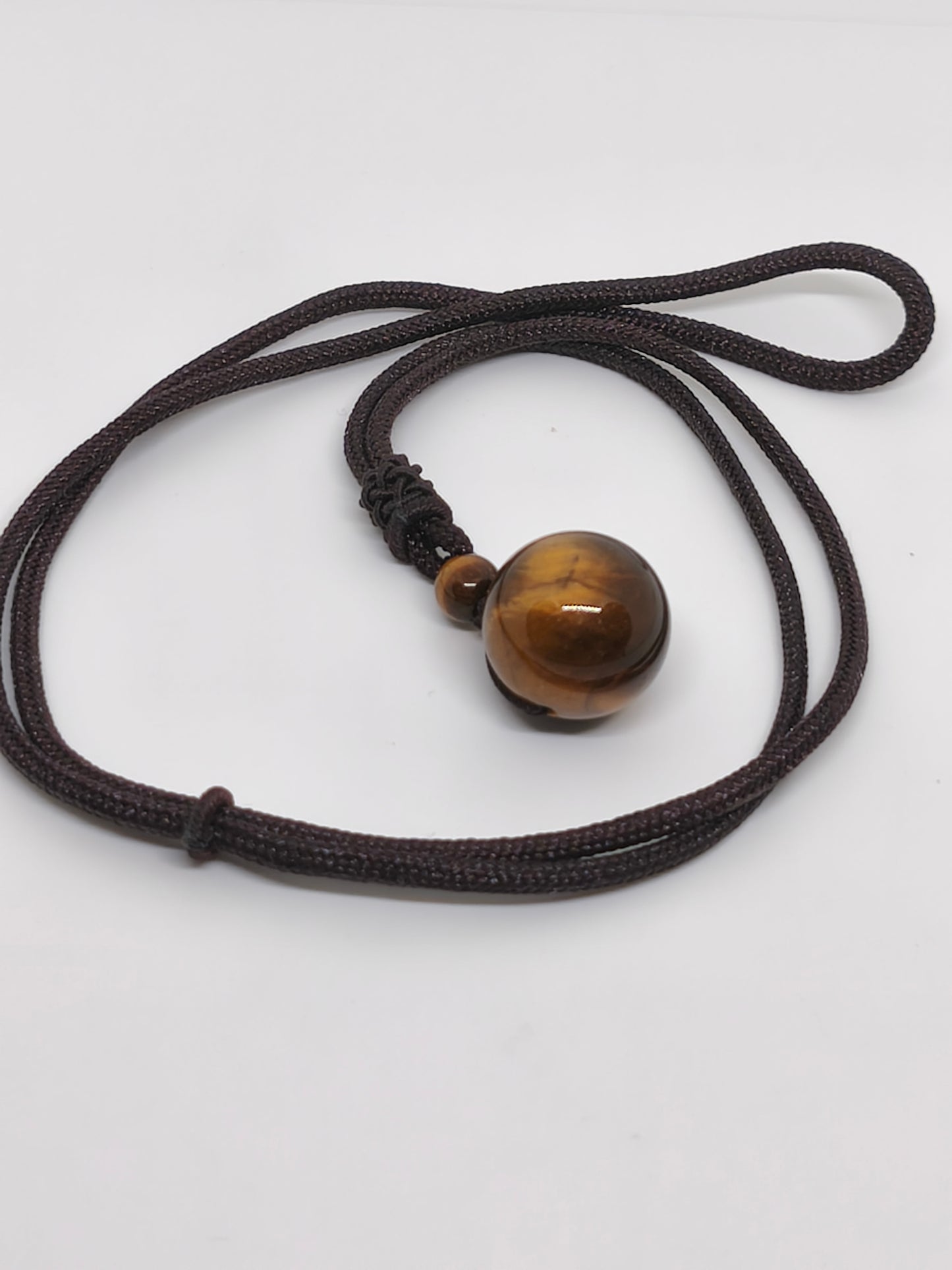 Collier en perles d'oeil de tigre