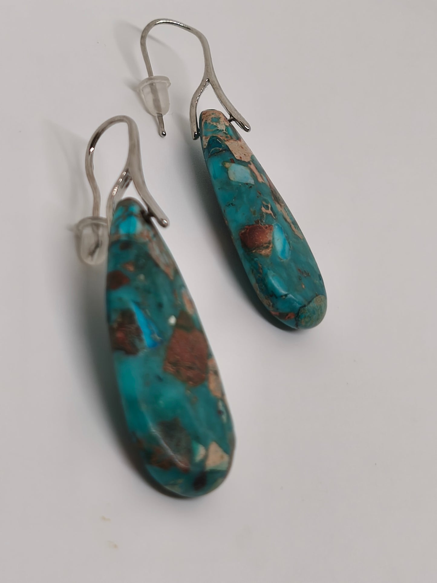 Boucles d'oreilles en variscite