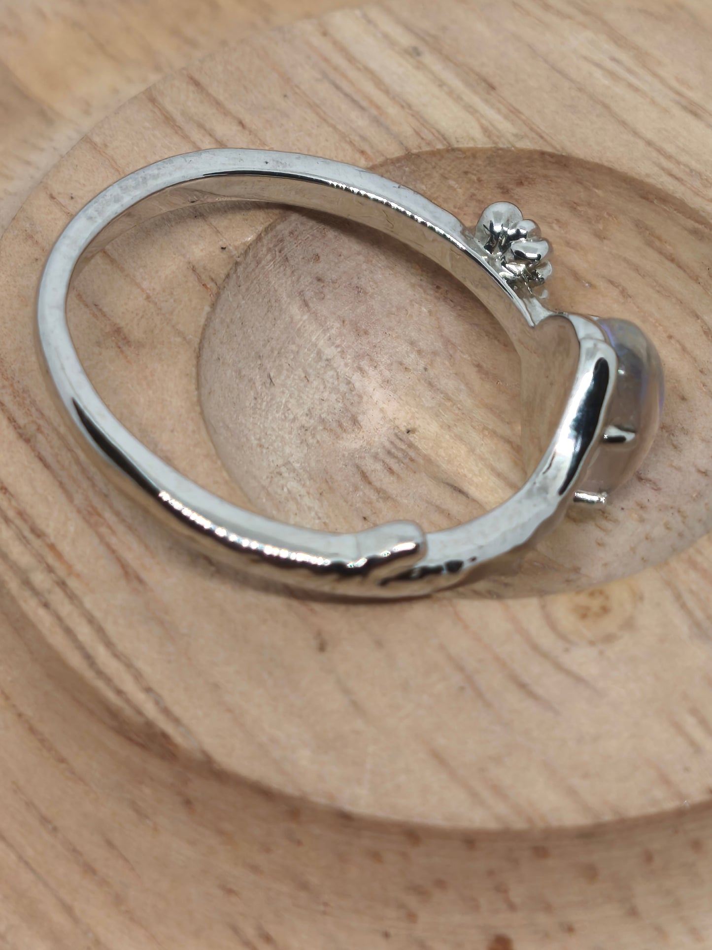 Bague en pierre de lune 19mm